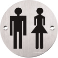 Hardware Sign for Bathroom with 304 Stainless steel